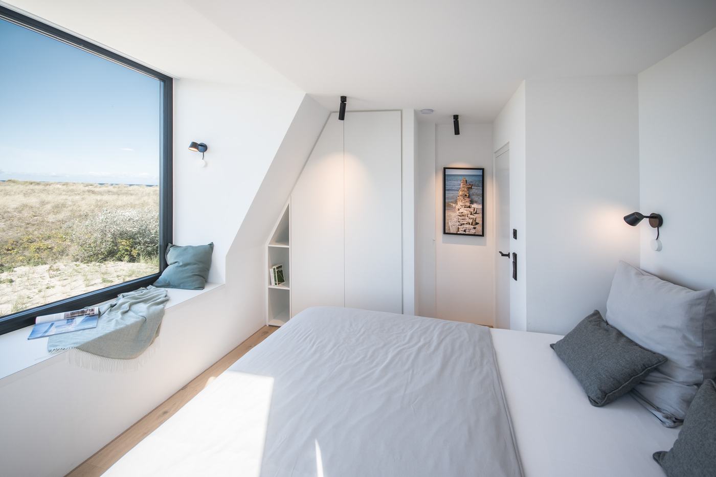 Schlafzimmer mit Meerblick